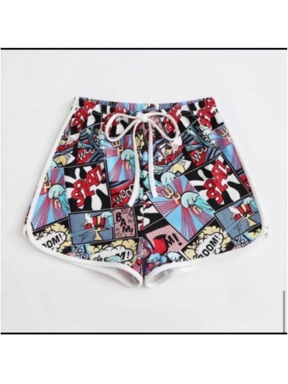 Last 1! XS NWT Pop art front tie track dolphin shorts